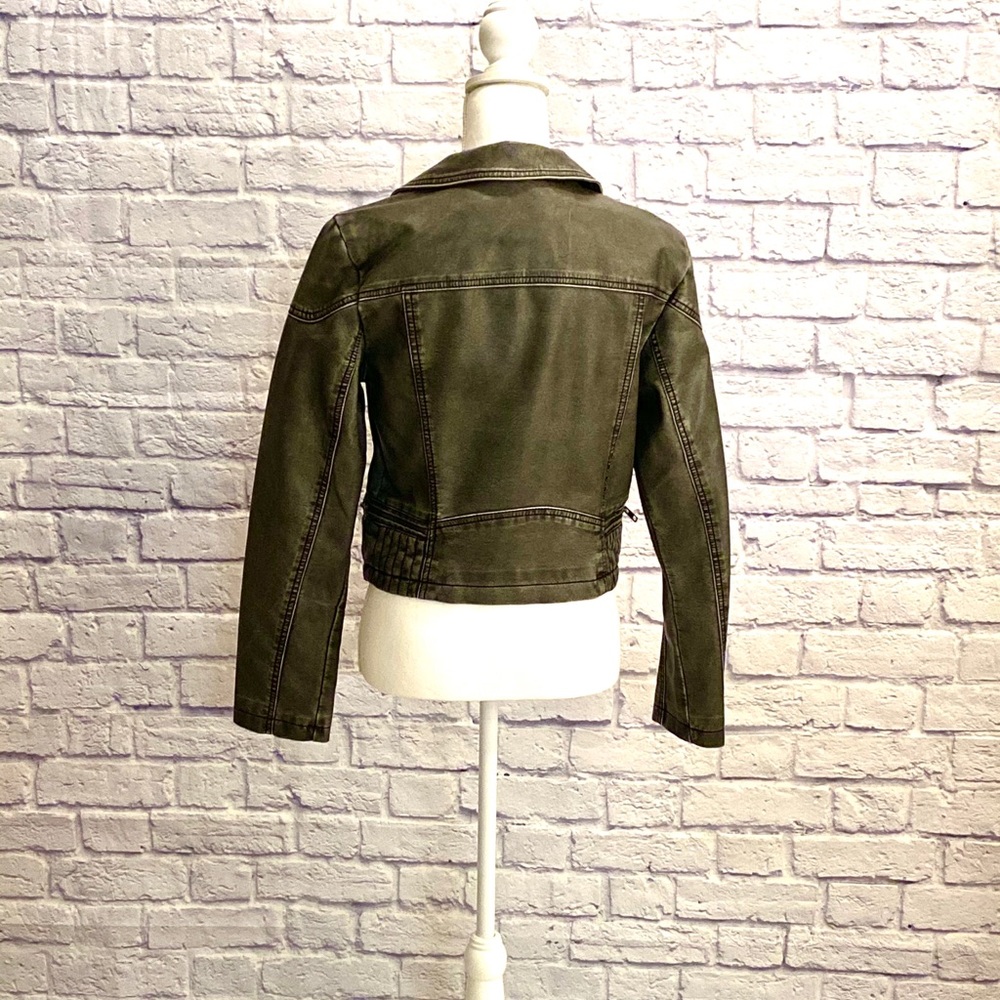 Vegan Leather Women’s Jacket Size M - Picture 2 of 5